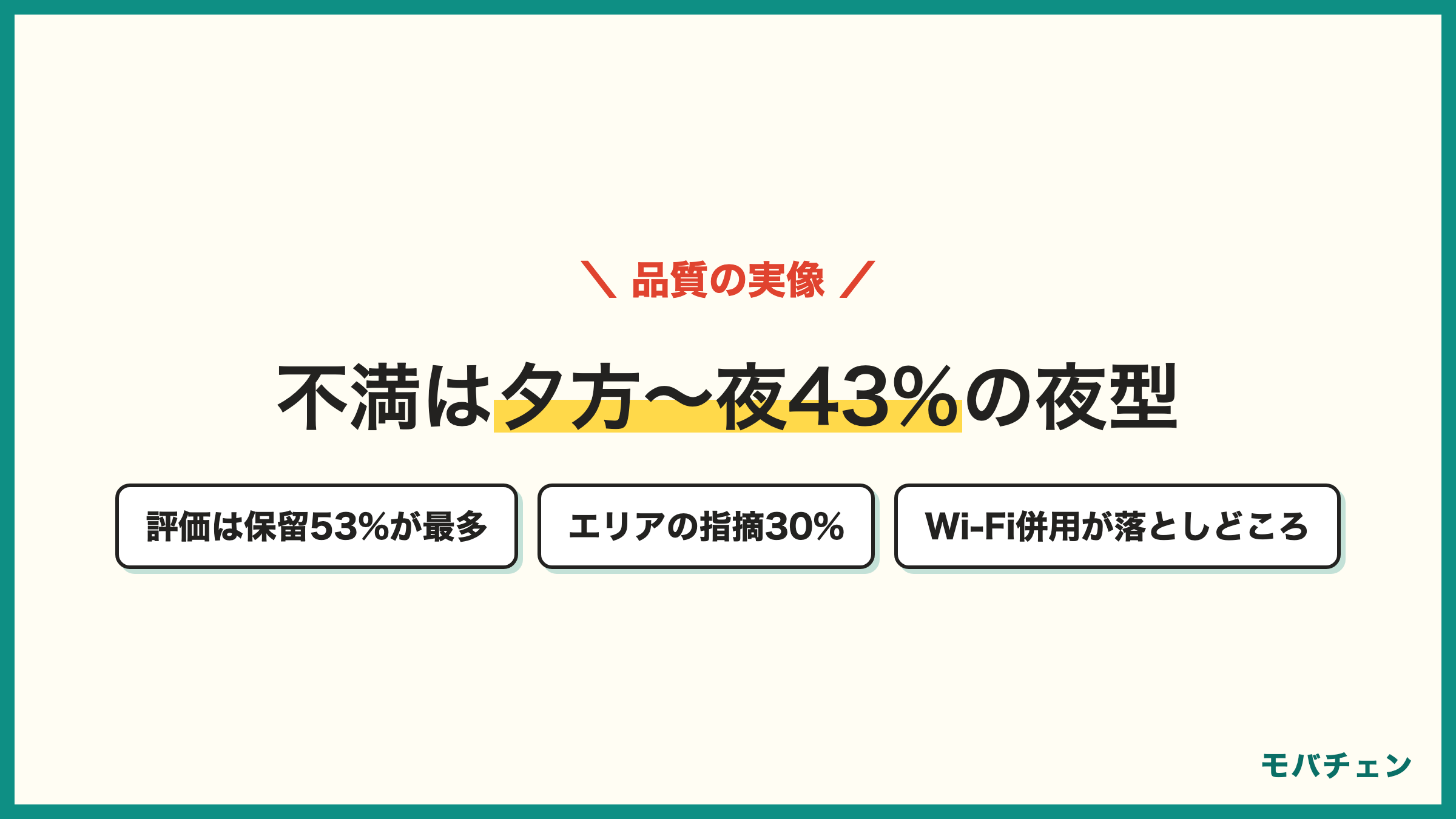 イオンモバイルの通信品質 どちらとも言えない53%が最多 速度の遅さは夕方から夜43%で昼37%を上回る夜型 エリアの不満30%