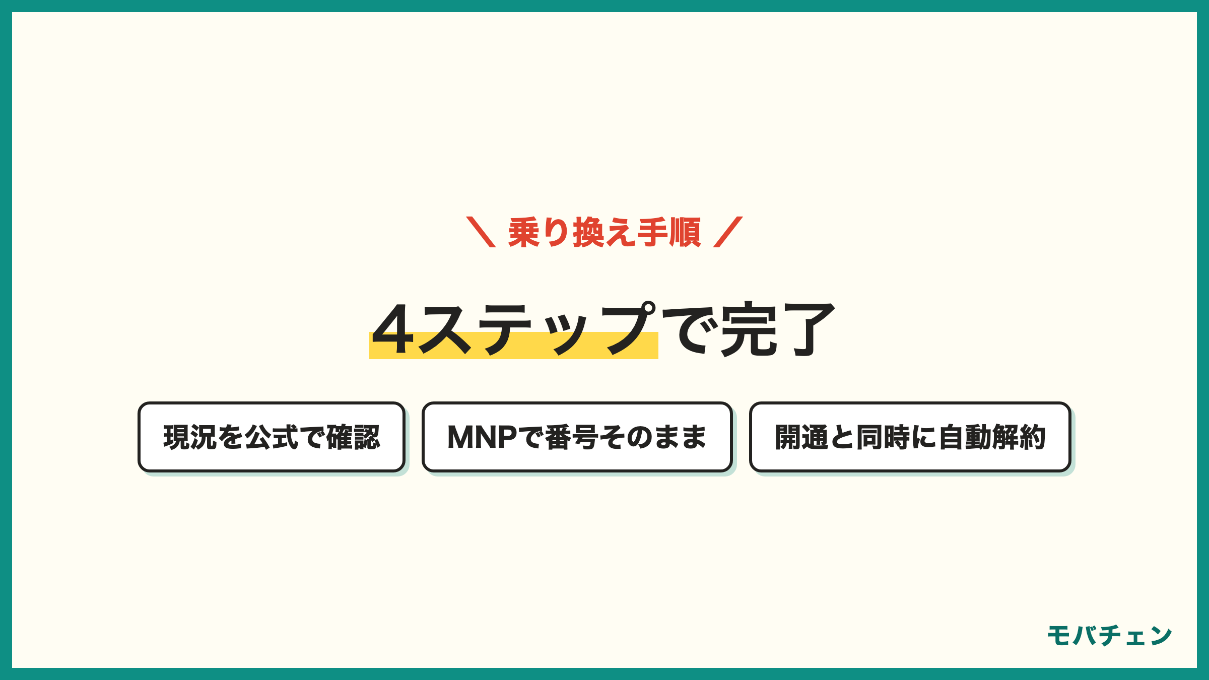 OCNモバイルONEから乗り換える手順4ステップ 公式のお知らせで現況確認 乗り換え先を決める MNPで申し込み 開通とメール移行