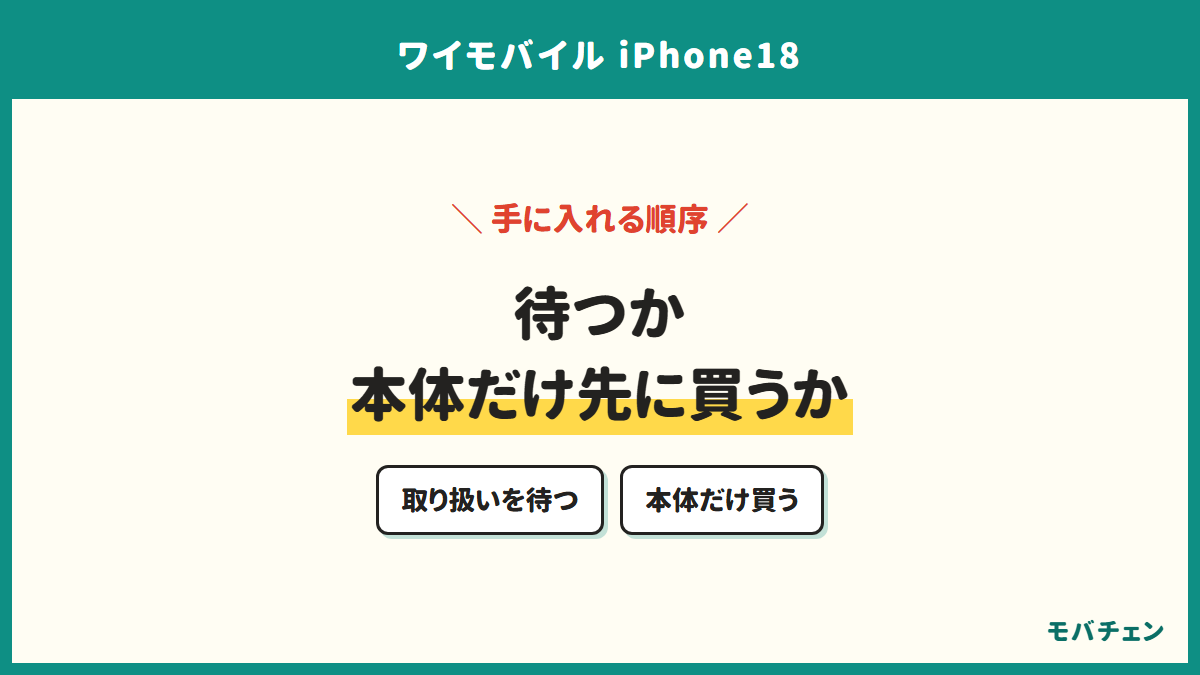 待つか本体だけ先に買うか。取り扱いを待つ、本体だけ買う