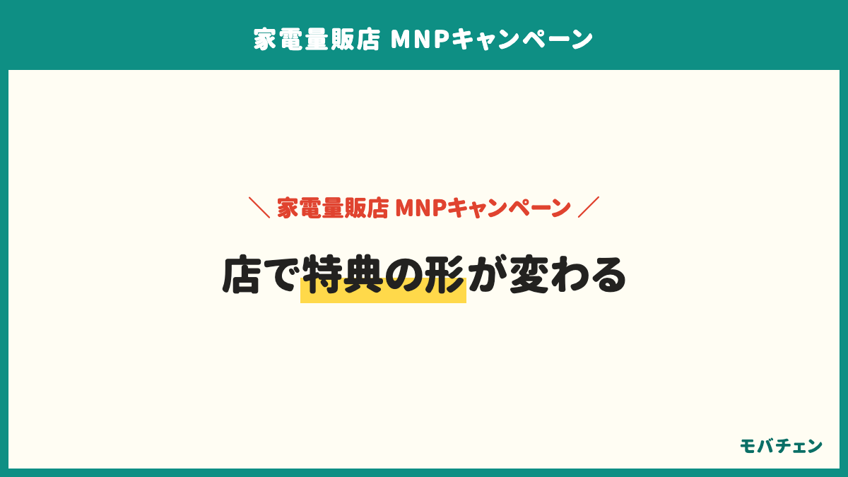 MNPした家電量販店はビックカメラ(コジマ含む)が24%、ヨドバシカメラが20%、ヤマダデンキが20%、エディオンが14%、ケーズデンキが12%。店で特典の形が変わり、ヤマダは端末値引きと現金、ビックはPayPay等が多い