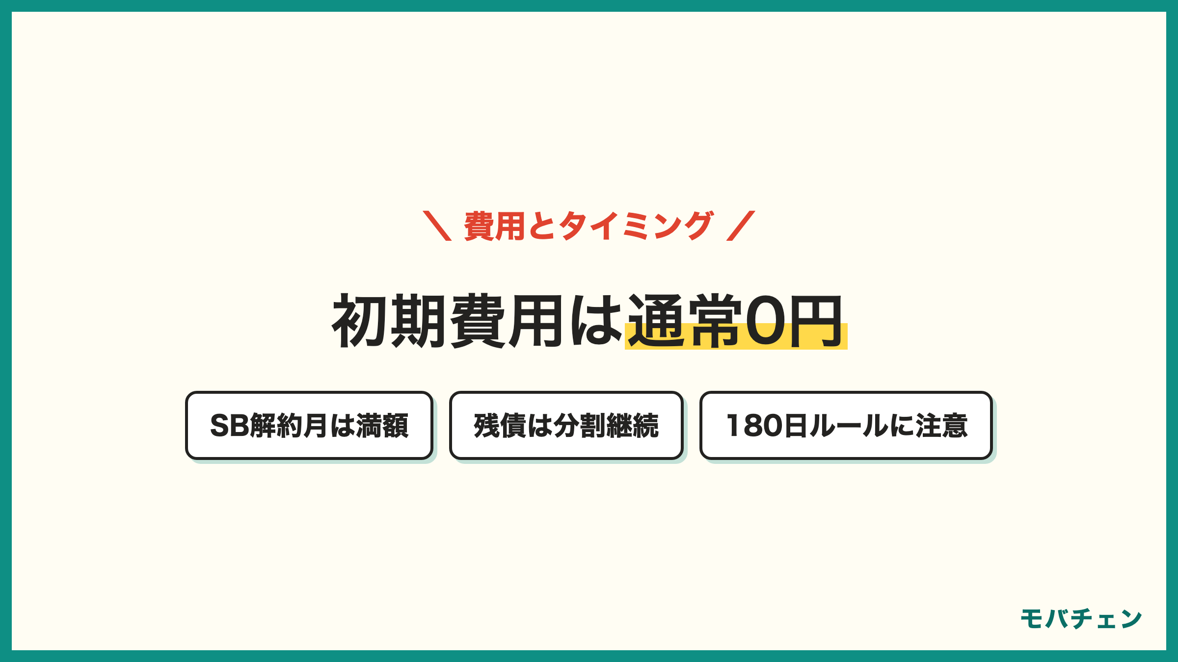 povoの契約事務手数料は通常0円 ソフトバンクの解約月は満額請求 契約解除料なし 残債は分割継続 SBメールは月330円で31日以内 180日ルールに注意